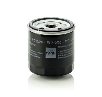 Olejový filtr, turbodmychadlo MANN-FILTER W 712/20