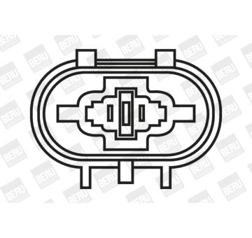 Zapalovací cívka BorgWarner (BERU) ZS263
