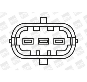 Zapalovací cívka BorgWarner (BERU) ZS311