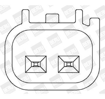 Zapalovací cívka BorgWarner (BERU) ZS366