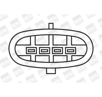 Zapalovací cívka BorgWarner (BERU) ZS370