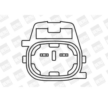 Zapalovací cívka BorgWarner (BERU) ZS396