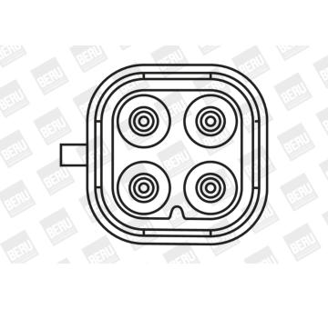 Zapalovací cívka BorgWarner (BERU) ZS404