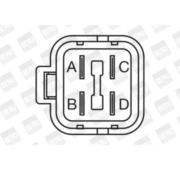 Zapalovací cívka BorgWarner (BERU) ZS417