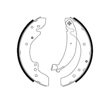 Sada brzdových čelistí PAGID H8920N