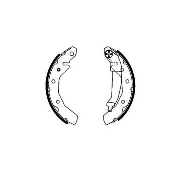 Sada brzdových čelistí PAGID H9015N