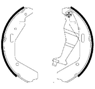 Sada brzdových čelistí PAGID H9850N