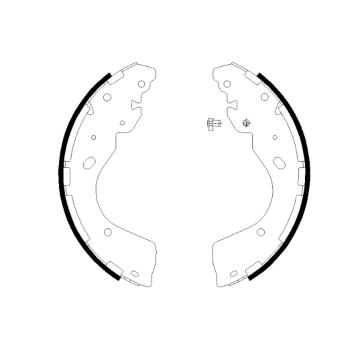 Sada brzdových čelistí PAGID H1825N
