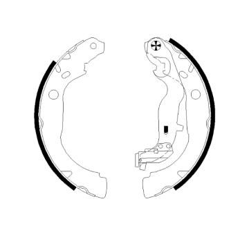 Sada brzdových čelistí PAGID H1836N