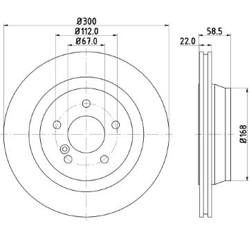 Brzdový kotúč PAGID 50272