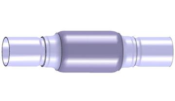 Spojovací trubky, výfukový systém WALKER 01087