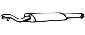 Predni tlumic vyfuku WALKER 01163