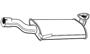 Střední tlumič výfuku WALKER 02110