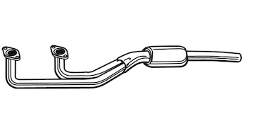 Predni tlumic vyfuku WALKER 02124