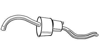 Zadní tlumič výfuku WALKER 02192