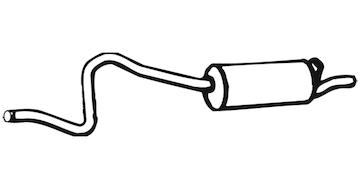 Zadní tlumič výfuku WALKER 02322