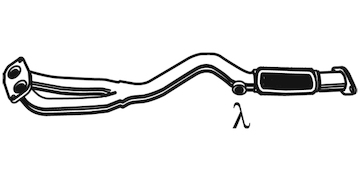 Výfuková trubka WALKER 03122