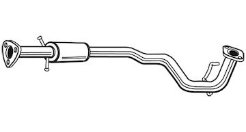 Střední tlumič výfuku WALKER 03147