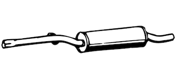 Predni tlumic vyfuku WALKER 04634