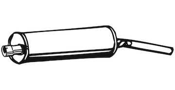 Zadní tlumič výfuku WALKER 04637