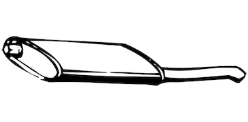 Zadní tlumič výfuku WALKER 05030