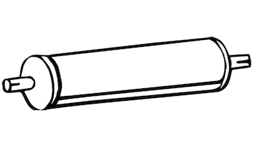 Střední tlumič výfuku WALKER 05158