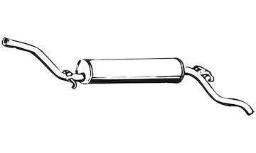 Zadní tlumič výfuku WALKER 05192