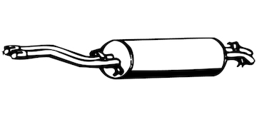 Zadní tlumič výfuku WALKER 05197