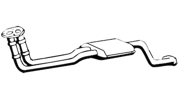 Predni tlumic vyfuku WALKER 05385