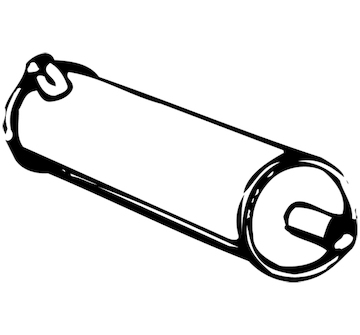 Zadní tlumič výfuku WALKER 06625