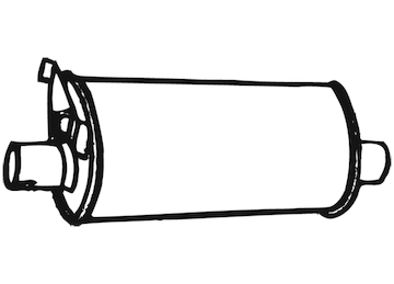 Střední tlumič výfuku WALKER 06703