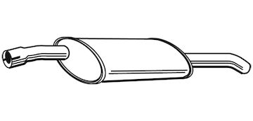 Zadní tlumič výfuku WALKER 07981