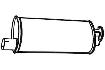 Zadní tlumič výfuku WALKER 08157