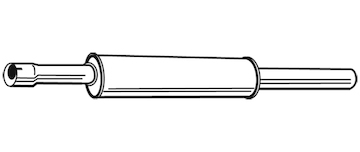 Predni tlumic vyfuku WALKER 08310