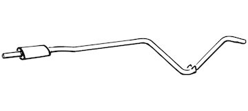 Predni tlumic vyfuku WALKER 08724