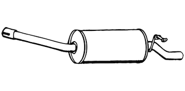 Zadní tlumič výfuku WALKER 09292