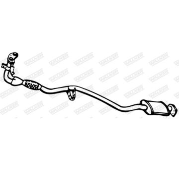 Predni tlumic vyfuku WALKER 09472