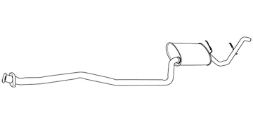 Zadní tlumič výfuku WALKER 09616