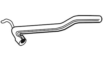 Výfuková trubka WALKER 09972