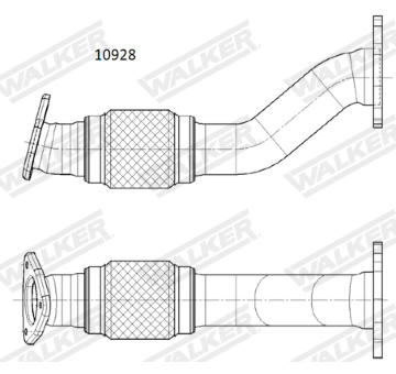 Výfuková trubka WALKER 10928