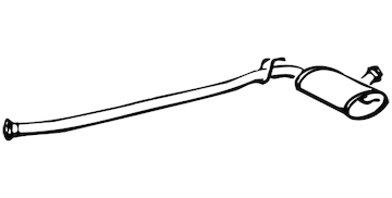 Střední tlumič výfuku WALKER 12249