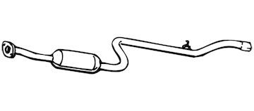 Střední tlumič výfuku WALKER 12373