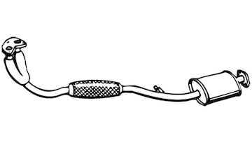 Predni tlumic vyfuku WALKER 12378