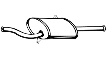 Zadní tlumič výfuku WALKER 12391