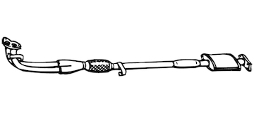 Predni tlumic vyfuku WALKER 12392