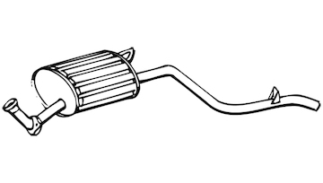 Zadní tlumič výfuku WALKER 12404