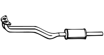 Predni tlumic vyfuku WALKER 12405