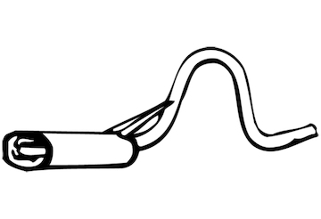Střední tlumič výfuku WALKER 12497