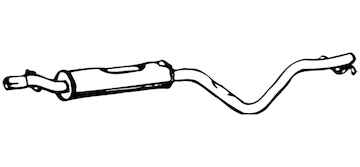 Predni tlumic vyfuku WALKER 12649