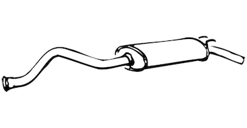 Zadní tlumič výfuku WALKER 12788